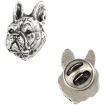 Bouledogue fran�ais ii - broche chien dans un coffret cadeau, �pingle noble, �pinglette par art - dog ...