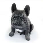 Bouledogue fran�ais iii - statuette de chien, chien assis sur le bureau, d�coration pour le salon d'un ...