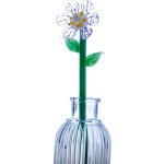 Bouquet de fleurs en verre souffl� � la main, ornement d�coratif pour le bureau, la maison ou une f�te. ...