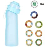 Bouteille d'arme d'air 650ml, 7 saveurs diffrentes, bouteille de sport parfume, sans bpa, 0 sucre, ...