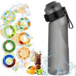 Bouteille d'ar�me d'air 650ml, 7 saveurs diff�rentes, bouteille de sport parfum�e, sans bpa, 0 sucre, ...