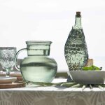 Bouteille carafe poisson sauge 12x33cm Bouteille carafe poisson sauge 12x33cm