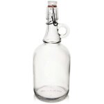 Bouteille avec clip en verre 1 l