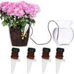 Bouteille d'irrigation goutte � goutte, paquet de 4 syst�mes d'arrosage automatique d'irrigation goutte ...