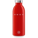 Bouteille isotherme 0. 5l rouge - smeg - wbf01rd