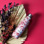 Bouteille isotherme 50 cl fleur maitresse2