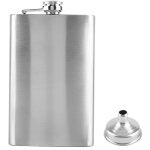 Bouteille de poche en acier inoxydable pour whisky, liqueur, vin, alcool (10 oz) Bouteille de poche en acier inoxydable pour whisky, liqueur, vin, alcool (10 oz)