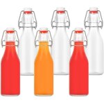 Bouteilles relaxdays à remplir, lot de 6, 250 ml, bouchon à fil, verre pour huile, vinaigre, liqueur, ... Bouteilles relaxdays à remplir, lot de 6, 250 ml, bouchon à fil, verre pour huile, vinaigre, liqueur, ...