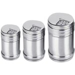 Bouteille shaker en acier inoxydable pour assaisonnement, sel, poivre, épices, condiments, ustensile ... Bouteille shaker en acier inoxydable pour assaisonnement, sel, poivre, épices, condiments, ustensile ...