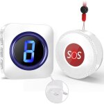 Bouton d'appel sans fil t�l�avertisseur patiente personne �g� bouton d'appel personnelles syst�me d'alarme ...