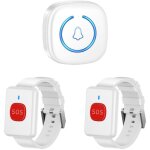 Bouton d'appel d'urgence pour bracelet, bouton d'appel d'urgence sos pour enfants et personnes ges, ...