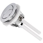 Bouton de chasse d'eau de 38 mm � 45 mm, double bouton poussoir, accessoires de rechange pour r�paration ...