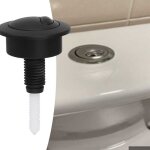Bouton de chasse d'eau pour toilettes, pour robinet de chasse twyford / siamp optima 49, noir