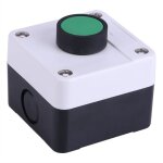 Bouton de dverrouillage de portail, rsistant aux intempries, vert, bote de commande  bouton poussoir ...