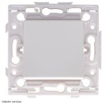 Bouton poussoir 6a espace lumière arnould finition: blanc Bouton poussoir 6a espace lumière arnould finition: blanc