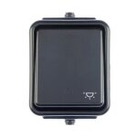 Bouton poussoir lumière en saillie, ip44, noir cedar Bouton poussoir lumière en saillie, ip44, noir cedar
