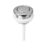 Bouton poussoir rond universel (38 mm), compatible avec r�servoirs standards, id�al pour toilettes � ...