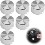 Bouton pour r�chaud � gaz 6 mm, 6pcs bouton gazini�re universel en alliage de zinc, boutons de r�glage ...