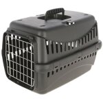Box de transport - kerbl - expedion eco - 45 x 30 x 30 cm - noir - pour chien et chat