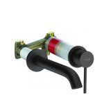 Kludi - bozz kit mitigeur lavabo mural 2 trous � encastrer + corps � encastrer pour mitigeur de lavabo ...