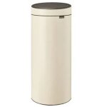 Brabantia poubelle 30 l soft beige - touch bin