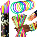 Bracelets b�tonnets luminescents b�tonnets fluorescents fluo 100x