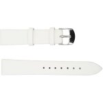 Bracelet de montre en cuir, �tanche et inodore, accessoire universel de remplacement blanc