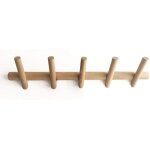 Branch patre murale bois 5 crochets porte manteau design portemanteau mural portant  vtement pour ...