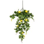 Branche de citron artificielle pour la maison dcor de citron avec des feuilles vertes faux bouquet de ...