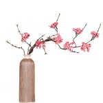 Branche de rotin de fleur de cerisier de simulation zen, ornement de fausse fleur arrangement floral ...
