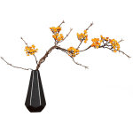 Branche de rotin de fleur de cerisier de simulation zen, ornement de fausse fleur arrangement floral ...