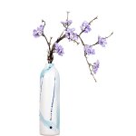 Branche de rotin de fleur de cerisier de simulation zen, ornement de fausse fleur arrangement floral ...