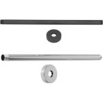 Bras de douche mont� au plafond 20mm pommeau de douche en acier inoxydable extension de colonne de douche ...