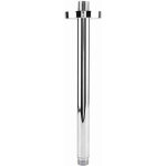 Bras de douche rond en acier inoxydable pour montage mural de pommeau de douche de plafond de salle de ...