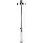 Bras de douche rond en acier inoxydable pour montage mural de pommeau de douche de plafond de salle de ...