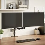 Bras pour moniteur double 27 pouces max ressort à gaz 20 kg - vidaxl Bras pour moniteur double 27 pouces max ressort à gaz 20 kg - vidaxl