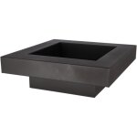 Esschert design - brasero carr en acier - noir - l 57, 7 x p 57, 7 x h 19, 2 cm - livraison gratuite ...