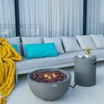 Modeno - brasero à gaz nantucket pour extérieur, brasero en béton gfrc, salon de jardin avec surface ... Modeno - brasero à gaz nantucket pour extérieur, brasero en béton gfrc, salon de jardin avec surface ...