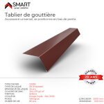 Bravo the smart solution - tablier de gouttire - bac acier - tle de couverture - toiture - coloris ...