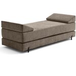 Bestmobilier - brescia - banquette 3 places convertible en tissu velours relief Bestmobilier - brescia - banquette 3 places convertible en tissu velours relief
