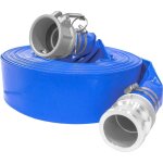 Bricoferr kit tuyau plat pour eau 1, 5  4 / 12 bar 20 m