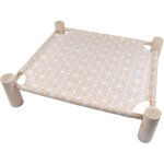 Bricoline - lit hamac pour chat 'boho' - beige - l 53 x l 48 x h 13 cm - livraison gratuite