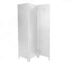 Bricoline - paravent en mtal industriel blanc five