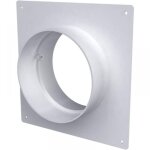 Bride de raccord de conduit de 150 mm, bride de tuyau droite en plastique pour syst�me de ventilation ...