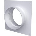 Bride de raccord de conduit de 150 mm, bride de tuyau droite en plastique pour syst�me de ventilation ...