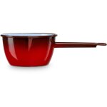 Briebe ignea casserole  lait, acier maill 14cm, bouilloire poigne 1, 1l induction vintage rouge