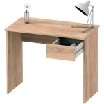 Briebe - nova bureau, table informatique, 75x90x50cm, 1 tiroir, poste de travail, chambre bois Briebe - nova bureau, table informatique, 75x90x50cm, 1 tiroir, poste de travail, chambre bois