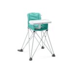 Bright starts - bright stars pop n dine - chaise haute pour repas bb, pliable, nomade, de voyage, lger, ...