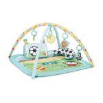 Bright starts - tapis d'eveil football, arche de jeu avec jouets oball dtachables, musique et lumieres, ...