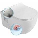 Brilla - wc suspendu avec douchette de bidet, rimless, blanc 100612 - sapho